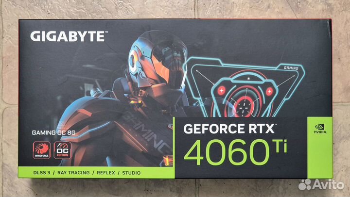 Gigabyte RTX 4060 Ti Gaming OC 8Gb (Новая)