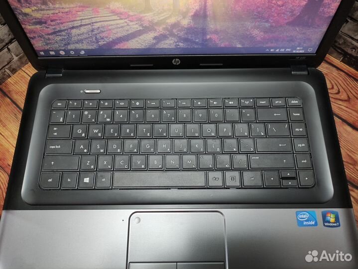 Шустрый ноутбук HP 6gb/ssd 256/hdd 500