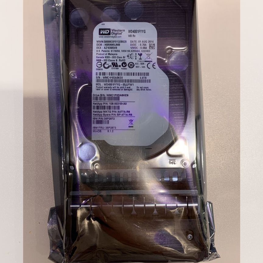 [X477A] Жесткий Диск Netapp 4tb Sas 6g 3.5 -R6 X477a