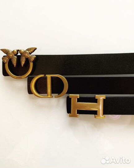 Ремень женский кожаный