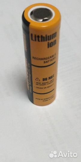 Аккумулятор ET ICR14500H (3.7В, 1000мАч, Li-Ion)