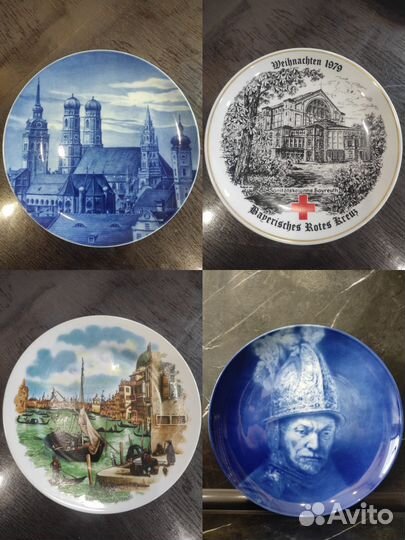 Настенная тарелка Германия,Италия