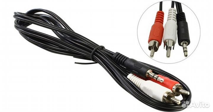 Кабель Jack3.5-M - 2RCA-M 1.5 м
