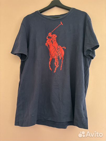 Polo ralph lauren футболка большой логотип logo