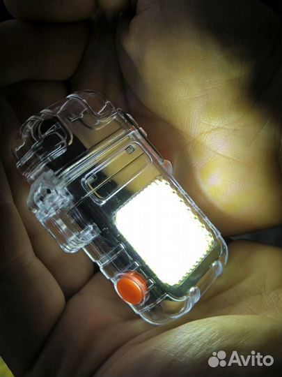 Плазменная usb зажигалка-фонарик водонепроницаемая