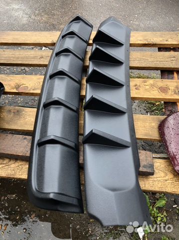 Диффузор на задний бампер priora