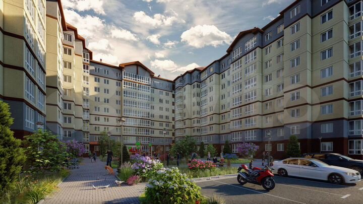 1-к. квартира, 40,4 м², 5/9 эт.