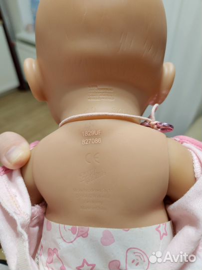 Кукла baby born с одеждой, коляской и ванночкой