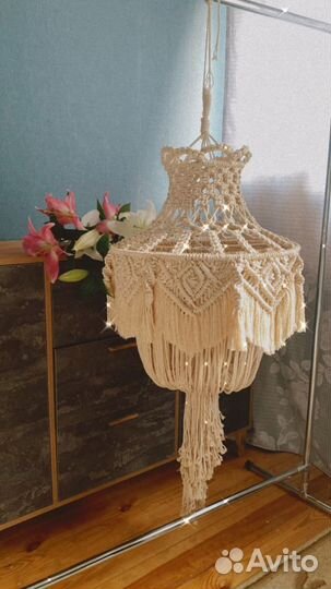 Абажур макраме