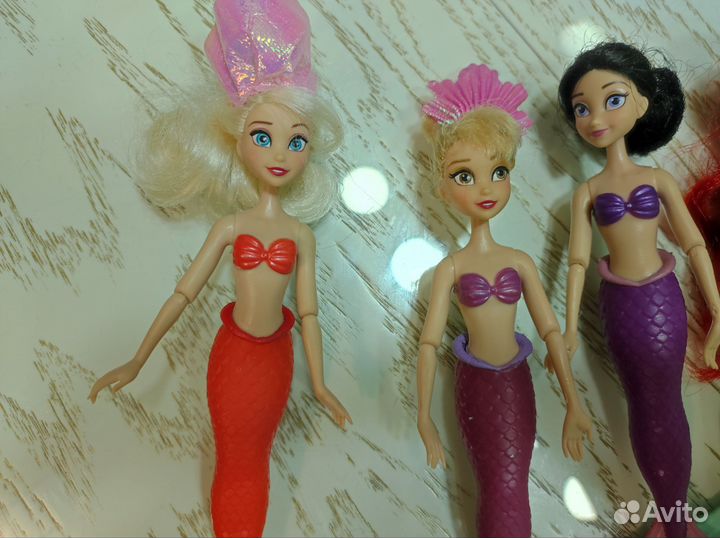 Ариэль и сестры. Принцессы Disney мини аниматорс