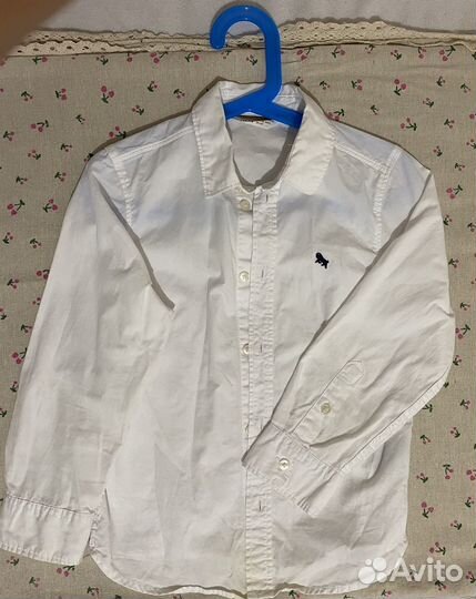 Белые рубашки на мальчика (116-122)
