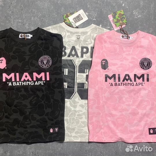 Футболка bape x inter miami