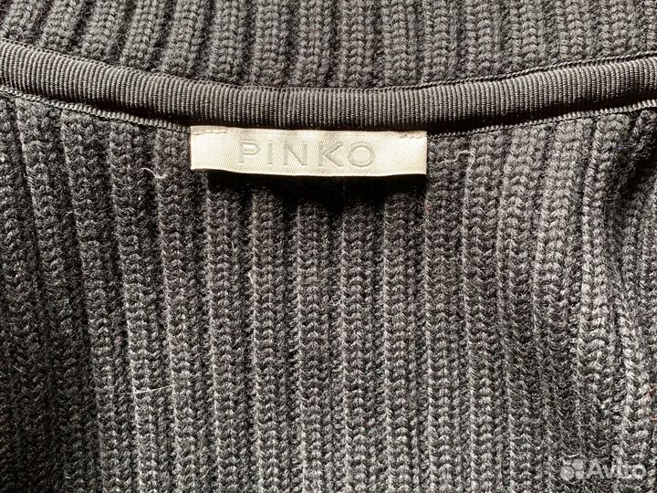 Пуховик с поясом и жилеткой Pinko