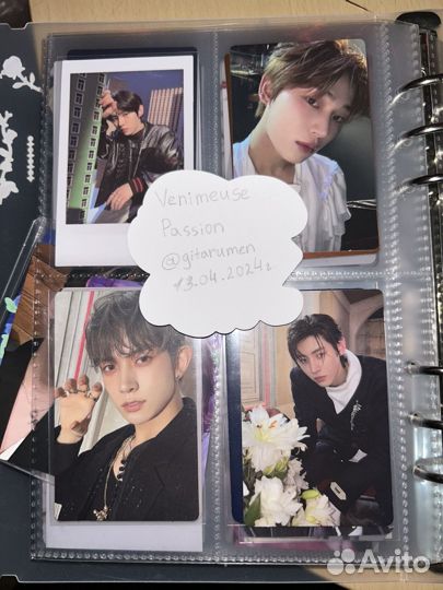 Карты к-pop stray kids enhypen