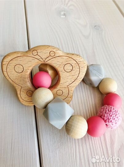 Именной держатель для соски/ грызунок, слингобусы