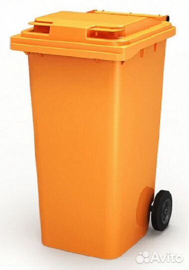 Контейнер для мусора 120 л с крышкой