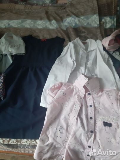 Вещи пакетом на девочку7-8 лет
