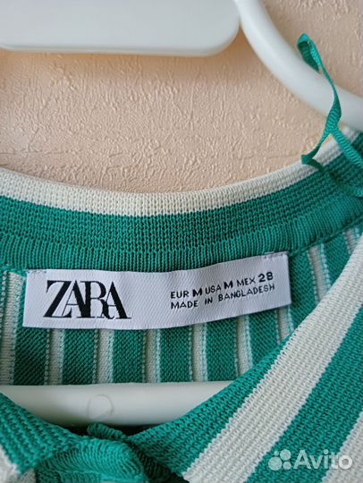 Поло блуза Zara.Вискоза