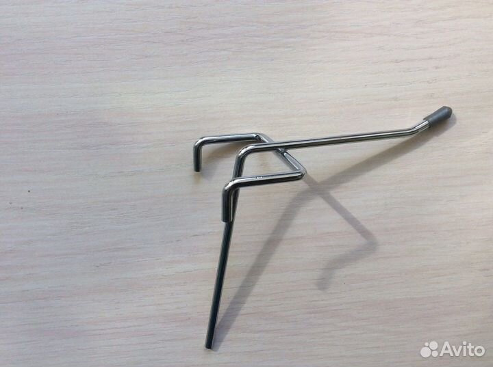 Крючки на перфорацию и сетку 120 мм