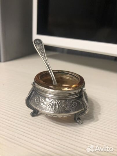 Солонка мельхиор СССР