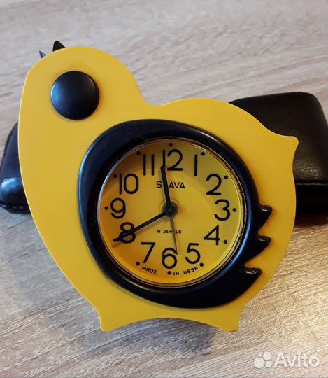 Часы будильник слава СССР