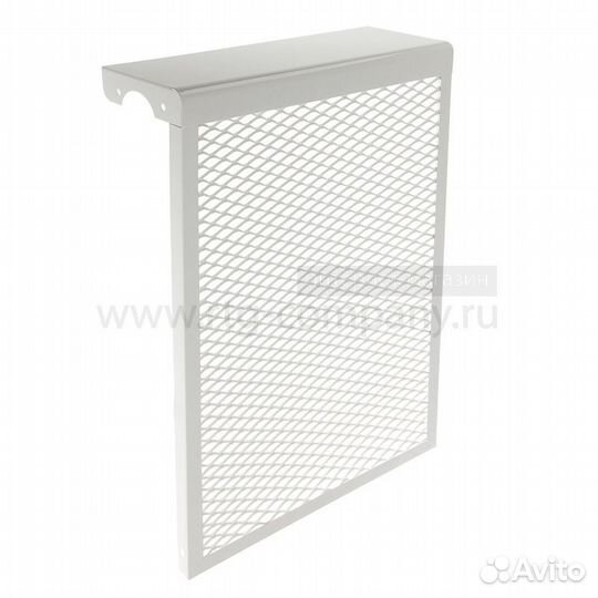 Экран для чугунного радиатора на 5 секций белый 49