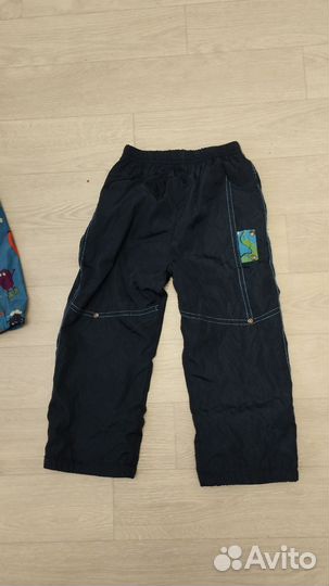 Ветровка на флисе и брюки (костюм) р 92