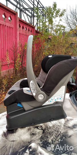 Детское автокресло-люлька от 0+ с базой