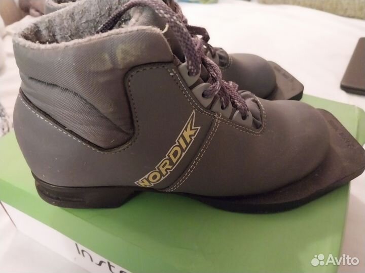 Лыжные ботинки nordik, детские, 33 размер