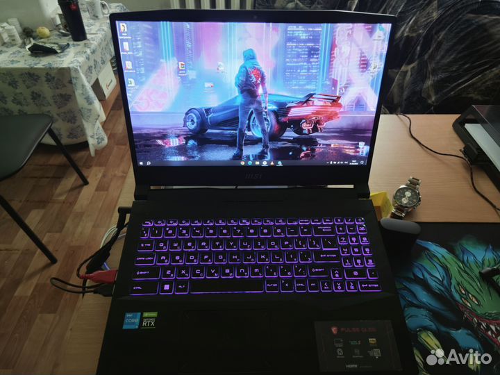 Msi pulse gl 66 i5 12500h + 3060 +16 dd4 +1512ssd