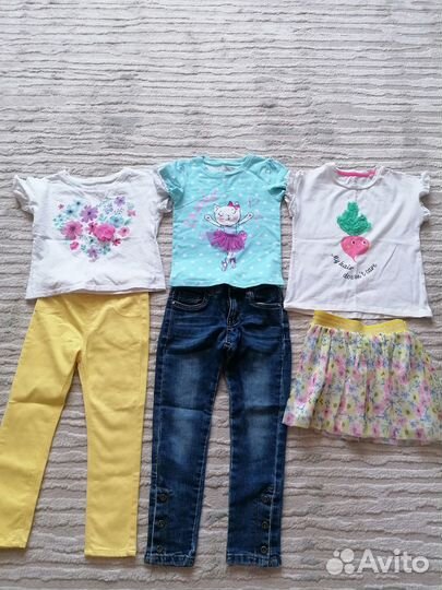 Пакет одежды для девочки 104 110