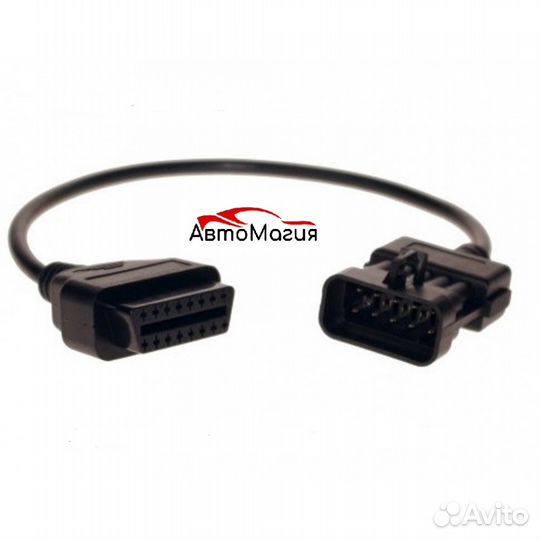 Переходник Opel 10 pin - OBD II 16 pin