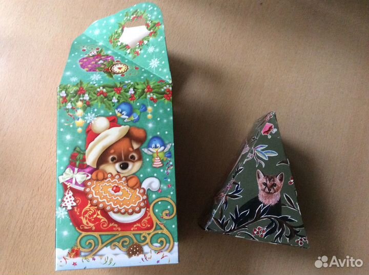 Коробки для новогодних подарков(одним лотом )