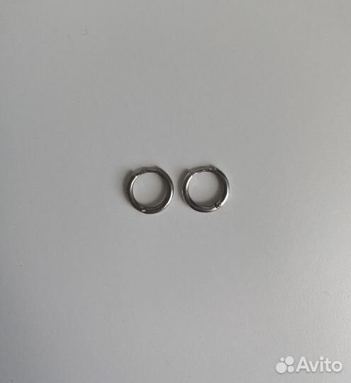 Серьги rayd, хупы, darkrain