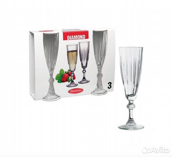 Набор фужеров для шампанского 