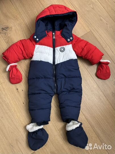 Зимний комбинезон для мальчика 68