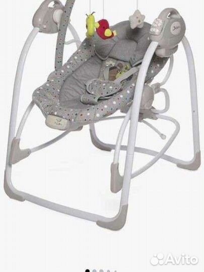 Качели -шезлонг 2 в 1 Jetem flappy