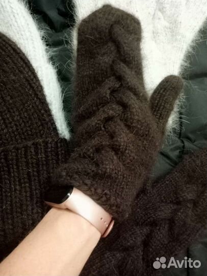Варежки пух норки