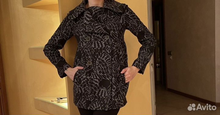 Полупальто пиджак шерсть Hood