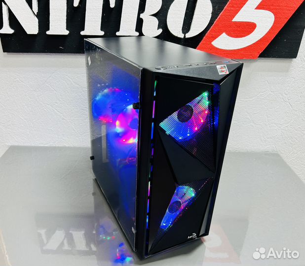 Игровой пк Ryzen 5 5600/16gb+GTX 1060 6Gb