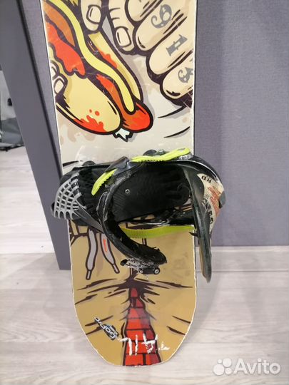 Сноуборд Lobster 150, c креплениями Ribe