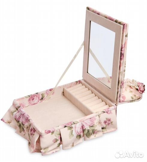 Шкатулка для украшений Кровать и роза