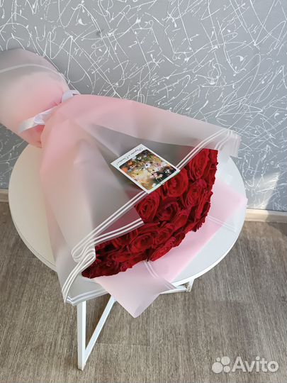 Букет 25 крупных роз