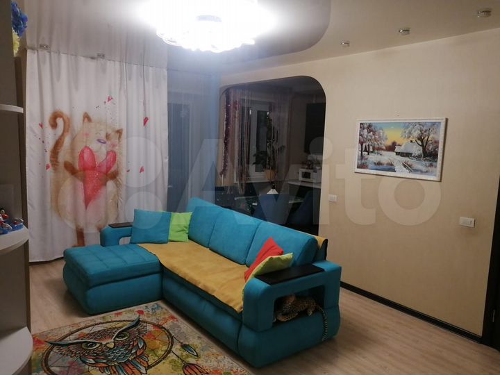 4-к. квартира, 72,5 м², 2/9 эт.
