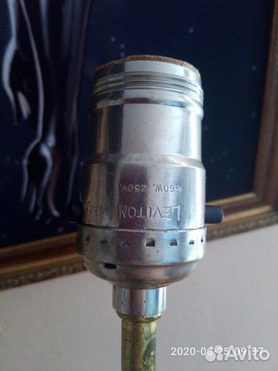 Лампа настольная. Антиквариат