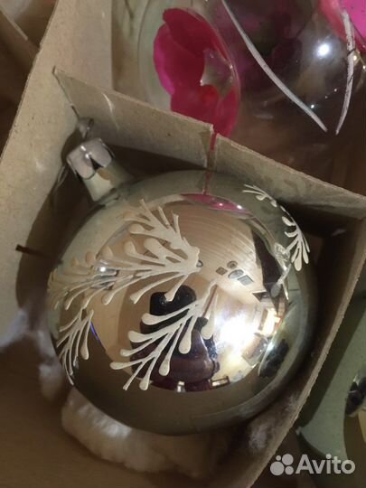 Набор ёлочных украшений СССР