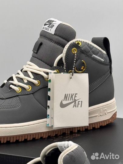 Nike air Force 1 Duckboot с мехом кроссовки