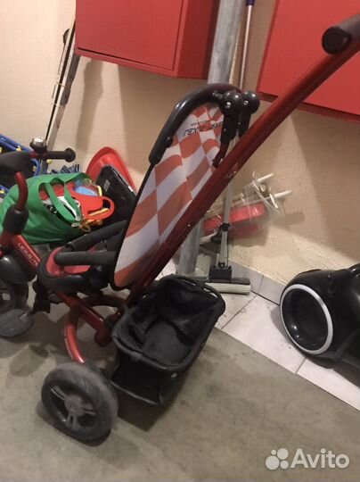 Детский трехколесный велосипед бу