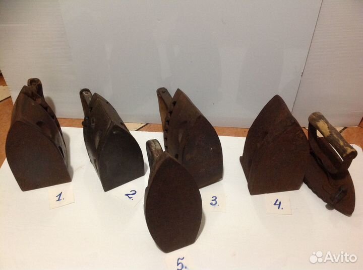 Утюги старинные, Кит, чугунные, угольные