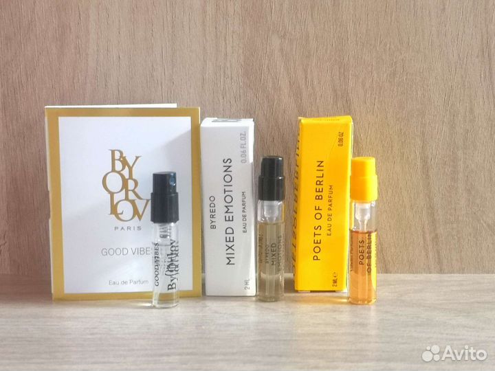 Оригинальные пробники нишевой парфюмерии